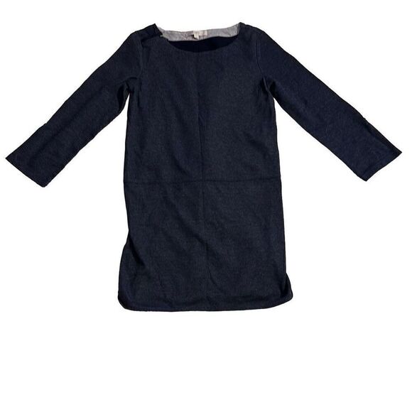 Ann Taylor Women's Gray Fleece Long Sleeve Mini Dress Size Medium - Picture 1 of 5